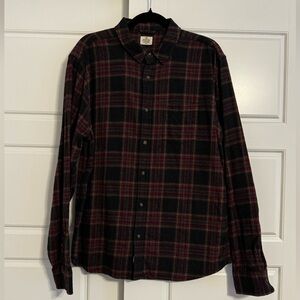 Marine Layer Plaid Flannel Shirt